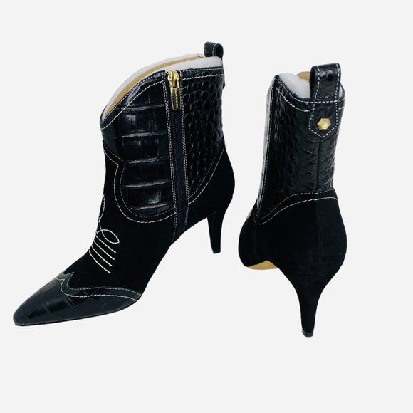 Vince Camuto Leather Saiovell Dress Bootie - Picture 4 of 9